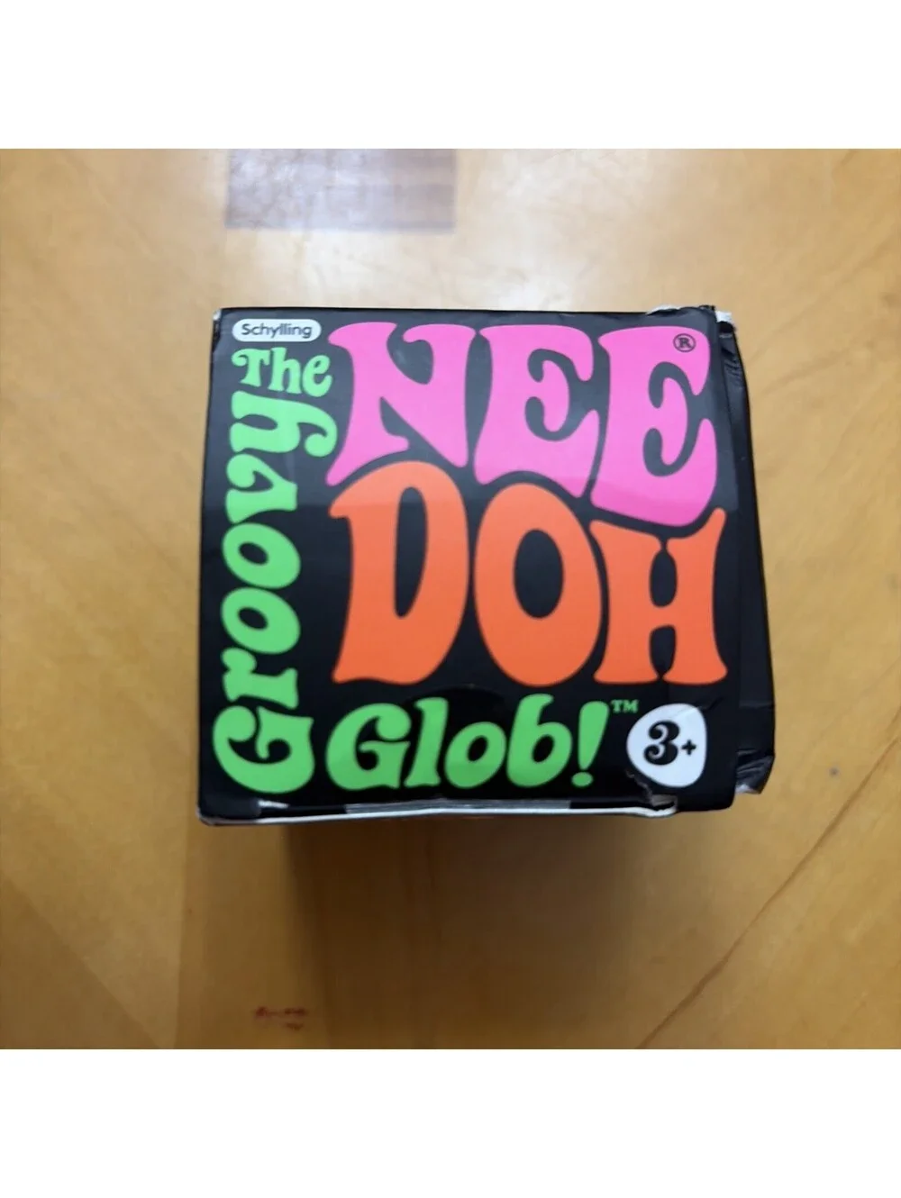 Schylling NeeDoh Groovy Glob Stress Ball Purple, Classic 2.5 in